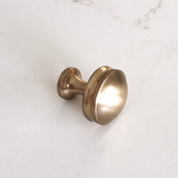 Champagne Bronze "Mist" Drawer Pulls and Knob - Brass Cabinet Hardware 