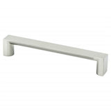 Brushed Nickel "Tila" Wide Drawer Pulls and Knob - Brass Cabinet Hardware 