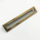 Linea Antique Drawer Pulls - Cabinet Handles - Brass Cabinet Hardware 