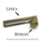 Linea Antique Drawer Pulls - Cabinet Handles - Brass Cabinet Hardware 