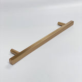 Champagne Bronze "Riley" T-Bar Drawer Pulls and Cabinet Knobs - Forge Hardware Studio