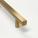 Champagne Bronze "Riley" T-Bar Drawer Pulls and Cabinet Knobs - Forge Hardware Studio