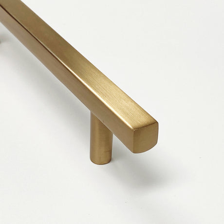 Champagne Bronze "Riley" T-Bar Drawer Pulls and Cabinet Knobs - Forge Hardware Studio
