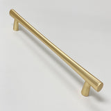 Satin Gold "Century" Cabinet Knobs and Drawer Pulls - Forge Hardware Studio