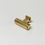 Unlacquered Brass "Neal" Cabinet Knobs and Pulls Cabinet Hardware - Forge Hardware Studio
