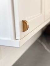 Mondrian Champagne Bronze Drawer Pulls - Cabinet Hardware - Forge Hardware Studio