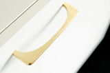 Unlacquered Brushed Brass "Echo" Cabinet Knobs and Drawer Pulls - Forge Hardware Studio