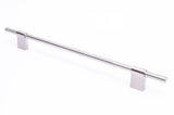 Brushed Stainless Steel "Line" Cabinet Knobs and Drawer Pulls - Forge Hardware Studio