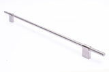 Brushed Stainless Steel "Line" Cabinet Knobs and Drawer Pulls - Forge Hardware Studio