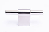 Line Polished Stainless Steel Cabinet Knobs and Drawer Pulls - Brass Cabinet Hardware 