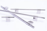 Line Polished Stainless Steel Cabinet Knobs and Drawer Pulls - Brass Cabinet Hardware 
