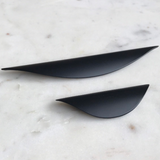 Luna Cabinet Knobs - Matte Black Drawer Pull - Cabinet Handle - Brass Cabinet Hardware 